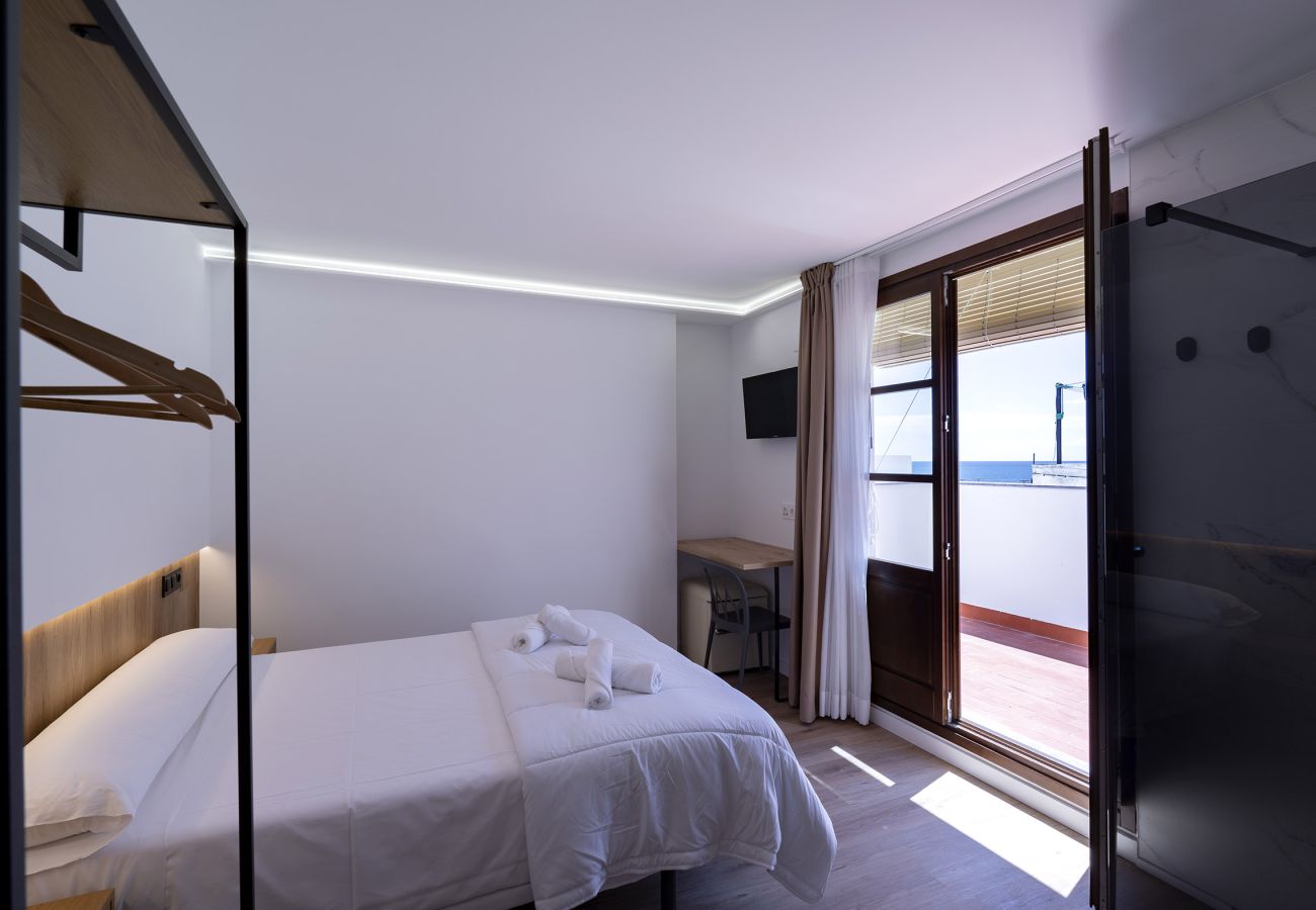Alquiler por habitaciones en Peñiscola - CASA CASTELL HABITACION CON TERRAZA